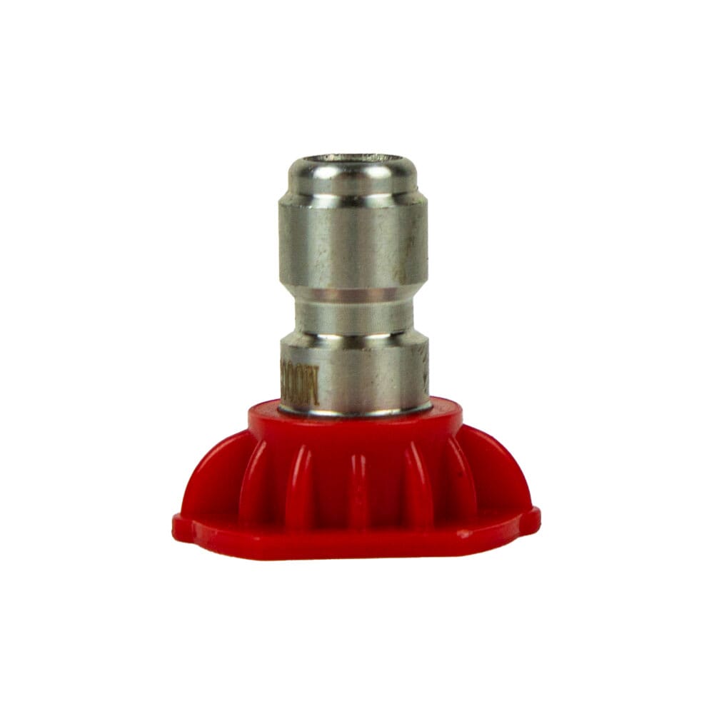 Quick Connect Blasting Nozzle, Red, 0 Degrees x 4.0 mm